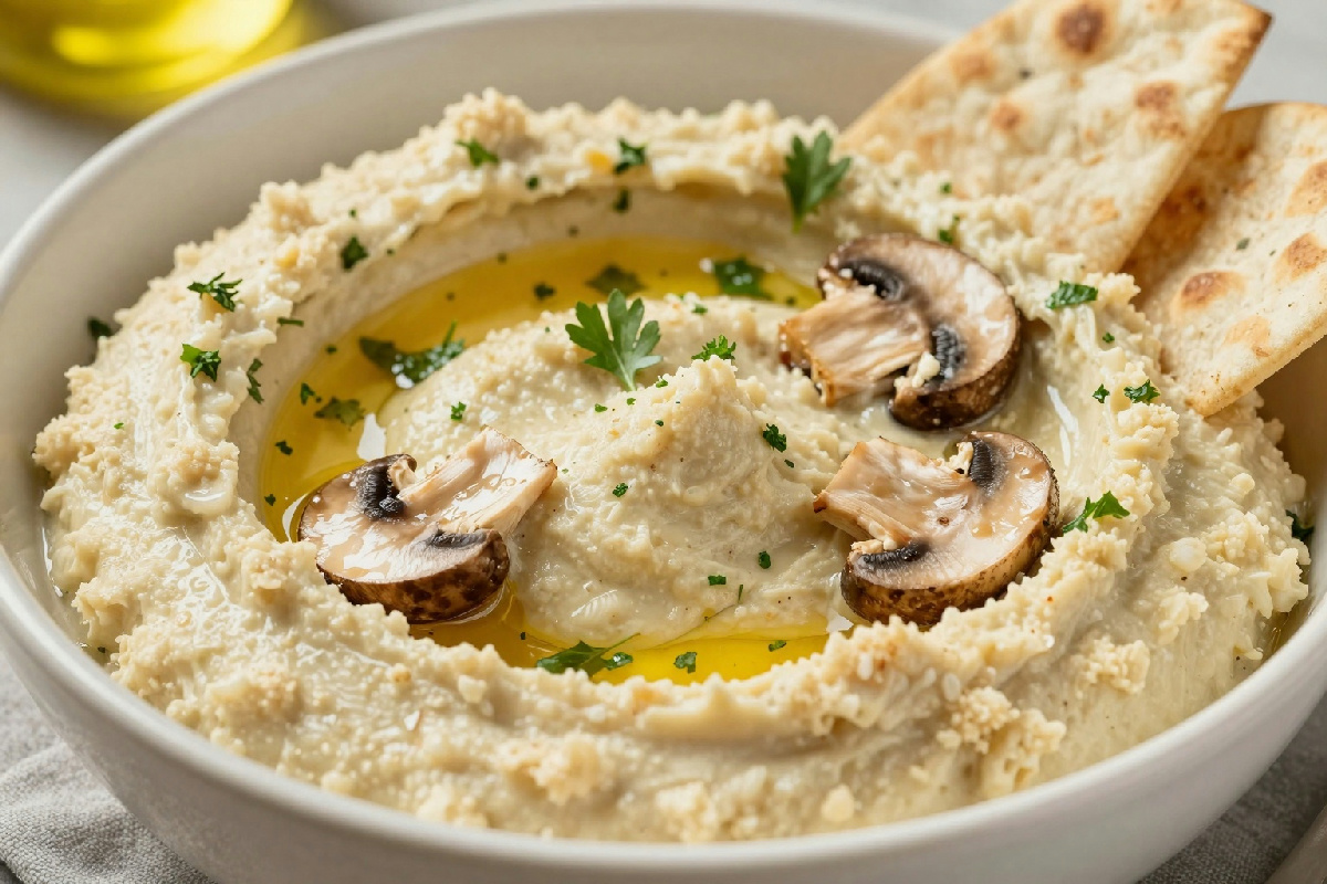 Hummus di funghi in 10 minuti: l'aperitivo gourmet che stupirà i tuoi ospiti e arricchirà la tavola